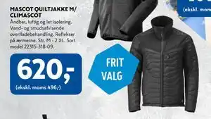 Davidsen MASCOT QUILTJAKKE M/ CLIMASCOT, DKK 620 tilbud