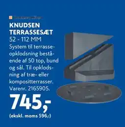 Davidsen KNUDSEN TERRASSESÆT, DKK 745 tilbud