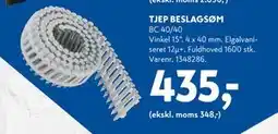 Davidsen TJEP BESLAGSØM, DKK 435 tilbud