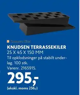 Davidsen KNUDSEN TERRASSEKILER, DKK 295 tilbud