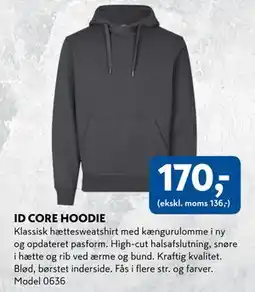 Davidsen ID CORE HOODIE, DKK 170 tilbud