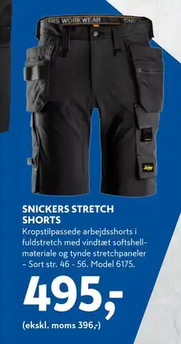 Davidsen SNICKERS STRETCH SHORTS, DKK 495 tilbud