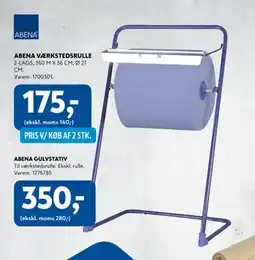 Davidsen ABENA GULVSTATIV, DKK 350 tilbud