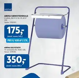 Davidsen ABENA VÆRKSTEDSRULLE, DKK 175 tilbud