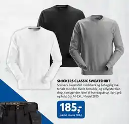 Davidsen SNICKERS CLASSIC SWEATSHIRT, DKK 185 tilbud
