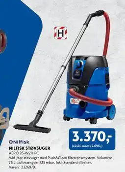 Davidsen NILFISK STØVSUGER, DKK 3370 tilbud