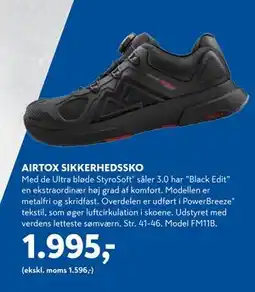 Davidsen AIRTOX SIKKERHEDSSKO, DKK 1995 tilbud