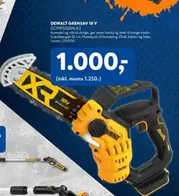 Davidsen DEWALT GRENSAV 18 V DCMPS520N-XJ tilbud