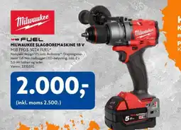 Davidsen M18 FUEL MILWAUKEE SLAGBOREMASKINE 18 V M18 FPD3-502X FUEL™ tilbud