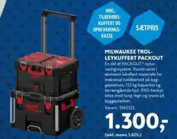 Davidsen MILWAUKEE TROL- LEYKUFFERT PACKOUT tilbud