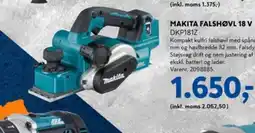 Davidsen MAKITA FALSHØVL 18 V DKP181Z tilbud