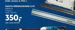 Davidsen MAKITA FØRINGSSKINNE 1,5 M tilbud