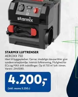 Davidsen STARMIX LUFTRENSER AEROXX 750 tilbud