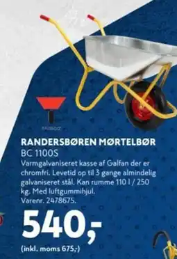 Davidsen RANDERSBØREN MØRTELBØR BC 1100S tilbud