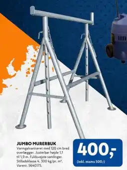 Davidsen JUMBO MURERBUK tilbud