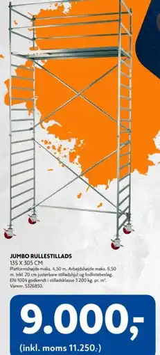Davidsen Jumbo rullestillads tilbud