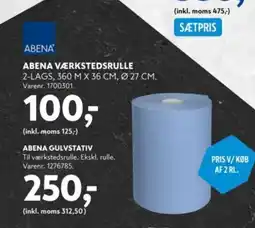 Davidsen ABENA VÆRKSTEDSRULLE tilbud