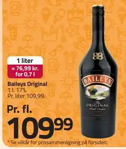 Fleggaard Baileys Original, DKK 109.99 tilbud