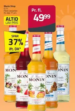 Fleggaard Monin Sirup, DKK 49.99 tilbud