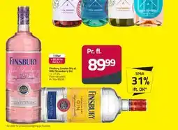 Fleggaard Finsbury London Dry el. Wild Strawberry Gin, DKK 89.99 tilbud