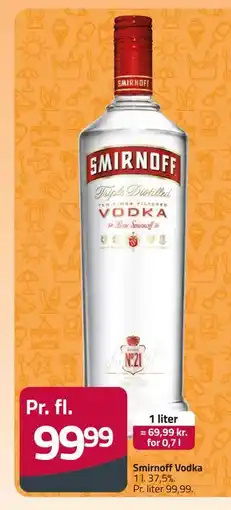 Fleggaard Smirnoff Vodka, DKK 99.99 tilbud