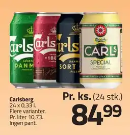 Fleggaard Carlsberg, DKK 84.99 tilbud