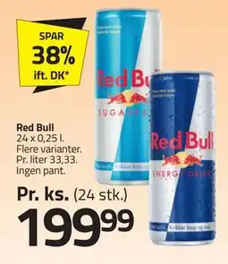 Fleggaard Red Bull, DKK 199.99 tilbud