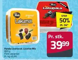Fleggaard Panda Licorice el. Licorice Mix, DKK 39.99 tilbud
