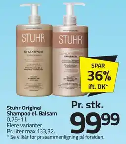 Fleggaard Stuhr Original Shampoo el. Balsam, DKK 99.99 tilbud