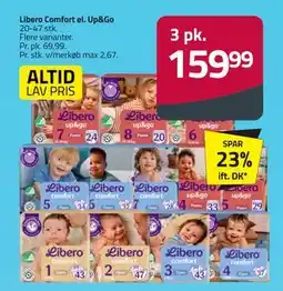 Fleggaard Libero Comfort el. Up&Go, DKK 159.99 tilbud