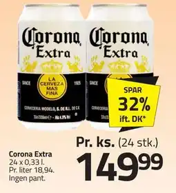 Fleggaard Corona Extra, DKK 149.99 tilbud