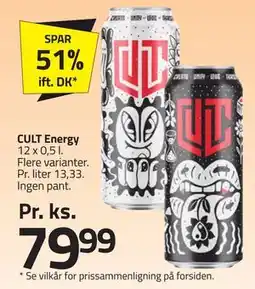 Fleggaard CULT Energy, DKK 79.99 tilbud