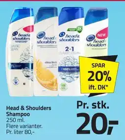Fleggaard Head & Shoulders Shampoo, DKK 20 tilbud