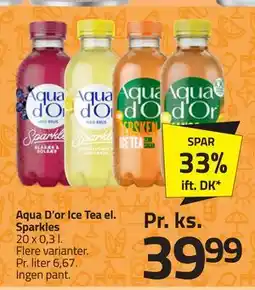 Fleggaard Aqua D’or Ice Tea el. Sparkles, DKK 39.99 tilbud