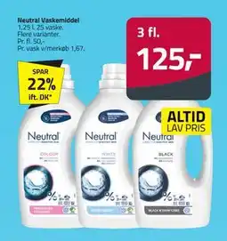 Fleggaard Neutral Vaskemiddel, DKK 125 tilbud