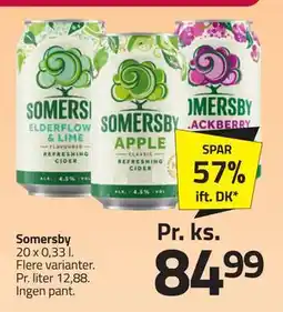 Fleggaard Somersby, DKK 84.99 tilbud