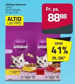 Fleggaard Whiskas Kattemad, DKK 88.88 tilbud