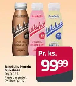 Fleggaard Barebells Protein Milkshake, DKK 99.99 tilbud