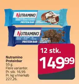 Fleggaard Nutramino Proteinbar, DKK 149.99 tilbud