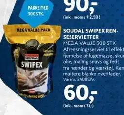 Davidsen SOUDAL SWIPEX REN- SESERVIETTER tilbud