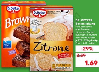 Kaufland Dr. Oetker Backmischung tilbud