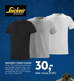 Davidsen SNICKERS T-SHIRT CLASSIC tilbud