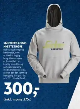 Davidsen SNICKERS LOGO HÆTTETRØJE tilbud