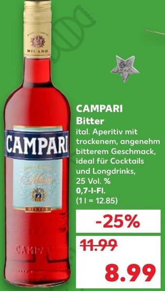 Kaufland Campari Bitter tilbud