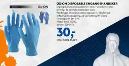 Davidsen OX-ON DISPOSABLE ENGANGSHANDSKER tilbud