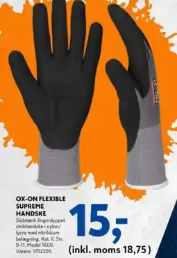 Davidsen OX-ON FLEXIBLE SUPREME HANDSKE tilbud