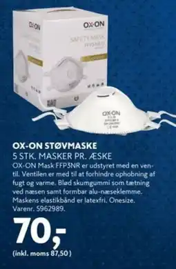 Davidsen OX-ON STØVMASKE tilbud