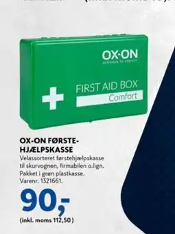 Davidsen OX-ON FØRSTE- HJÆLPSKASSE tilbud