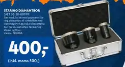 Davidsen STARING DIAMANTBOR SÆT 35-50-60MM tilbud