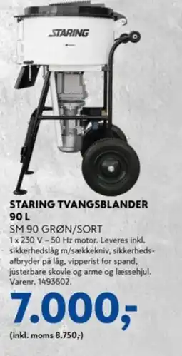 Davidsen STARING TVANGSBLANDER 90 L tilbud